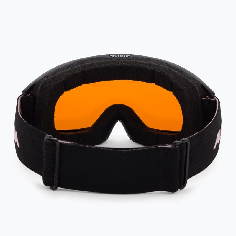 Lyžařské brýle Alpina Nakiska black/rose matt/orange 3