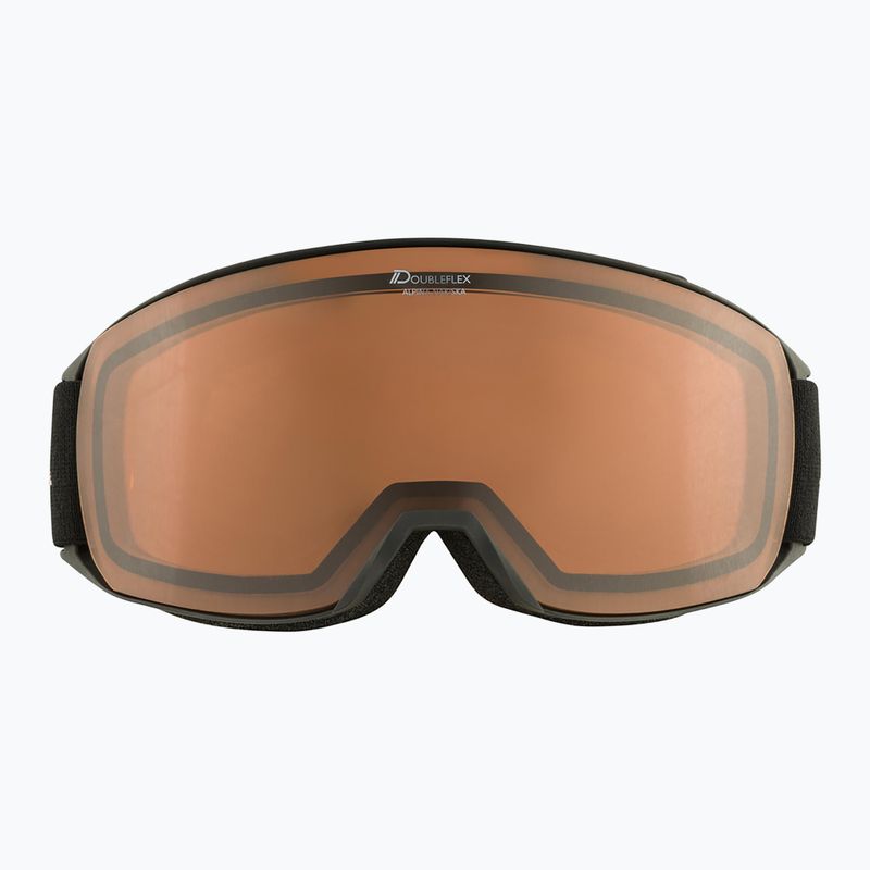 Lyžařské brýle Alpina Nakiska black/rose matt/orange 7
