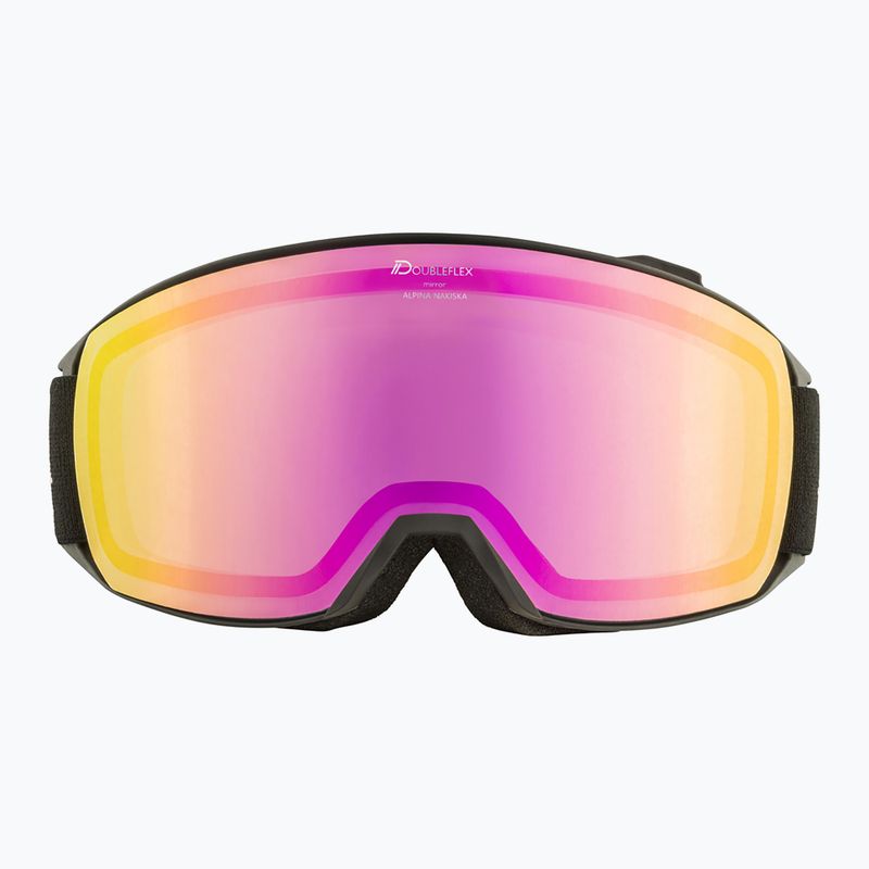 Lyžařské brýle Alpina Nakiska Q-Lite black/rose matt/pink 7