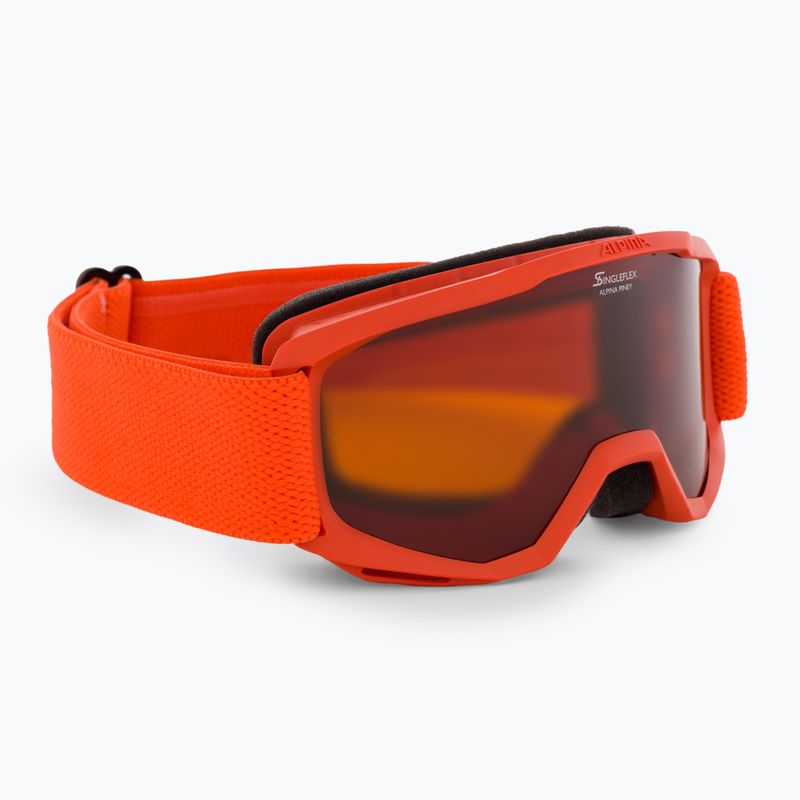Dětské lyžařské brýle Alpina Piney pumpkin matt/orange