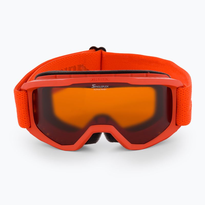 Dětské lyžařské brýle Alpina Piney pumpkin matt/orange 2