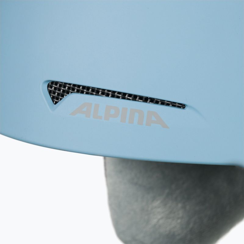 Dětské lyžařské helmy Alpina Zupo skyblue matt 7