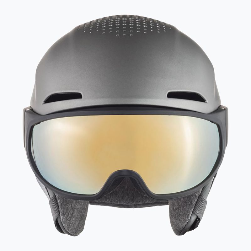 Lyžařská helma Alpina Alto QV gunmetal matt 12