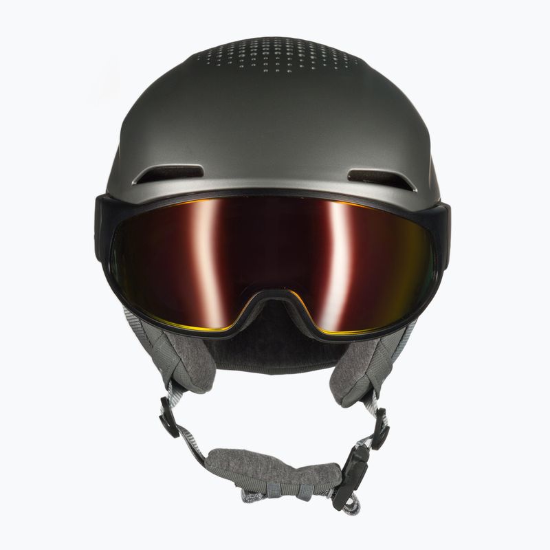 Lyžařská helma Alpina Alto QV gunmetal matt 2