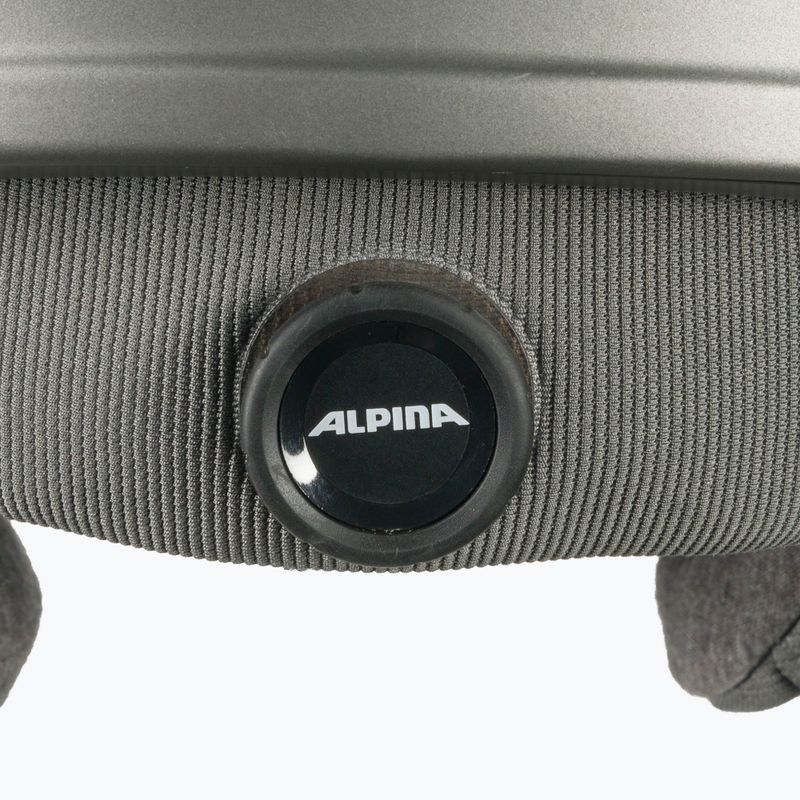 Lyžařská helma Alpina Alto QV gunmetal matt 6