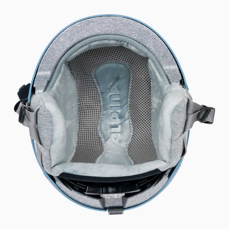 Lyžařská helma Alpina Arber skyblue matt 5