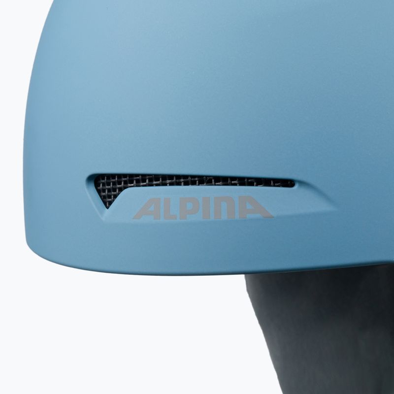 Lyžařská helma Alpina Arber skyblue matt 7