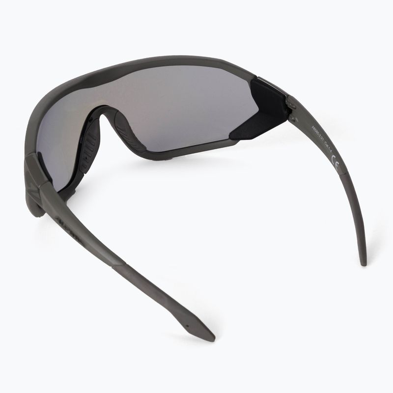 Brýle na kolo Alpina S-Way VM moon-grey matt/blue mirror 2