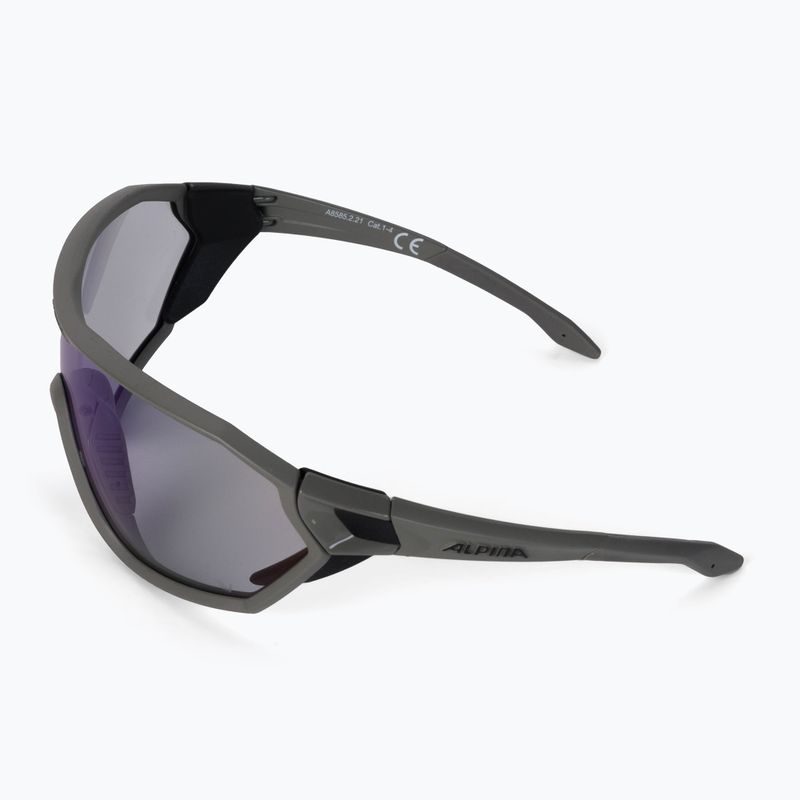 Brýle na kolo Alpina S-Way VM moon-grey matt/blue mirror 4