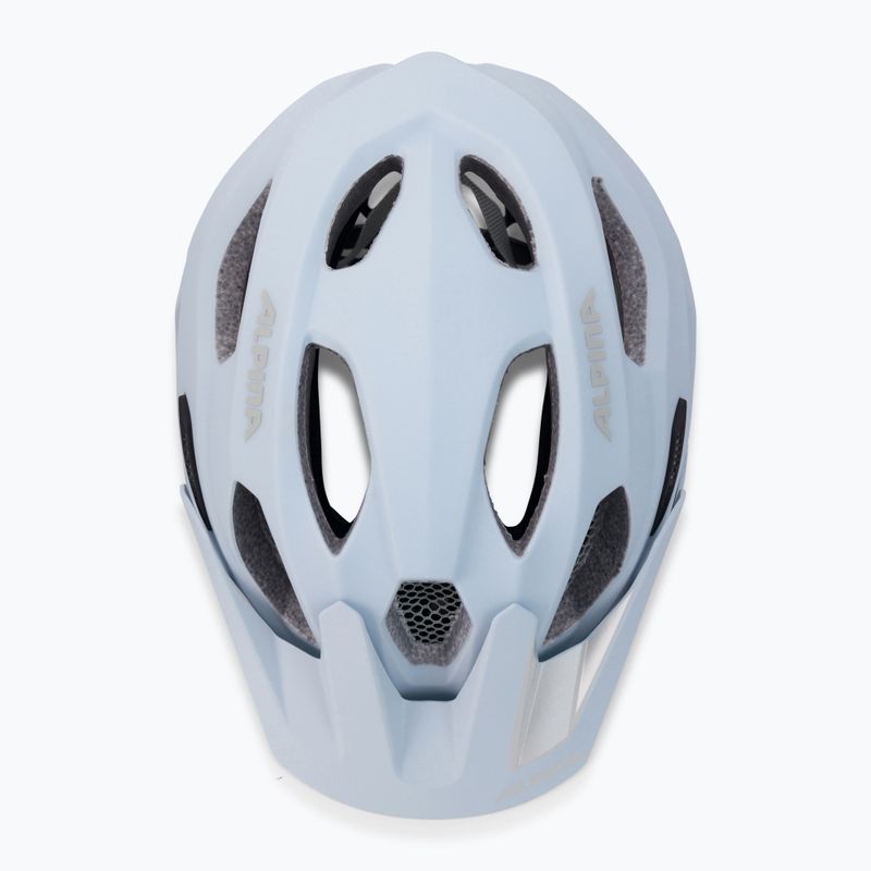 Cyklistická přilba Alpina Carapax 2.0 dove blue/grey matte 6