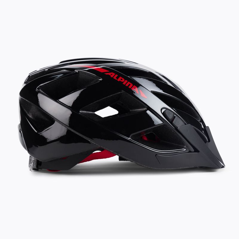 Cyklistická přilba Alpina Panoma 2.0 black/red gloss 3