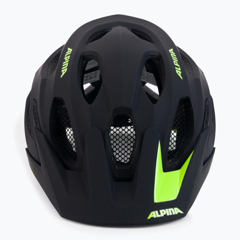 Cyklistická přilba Alpina Carapax 2.0 black neon/yellow matte 2