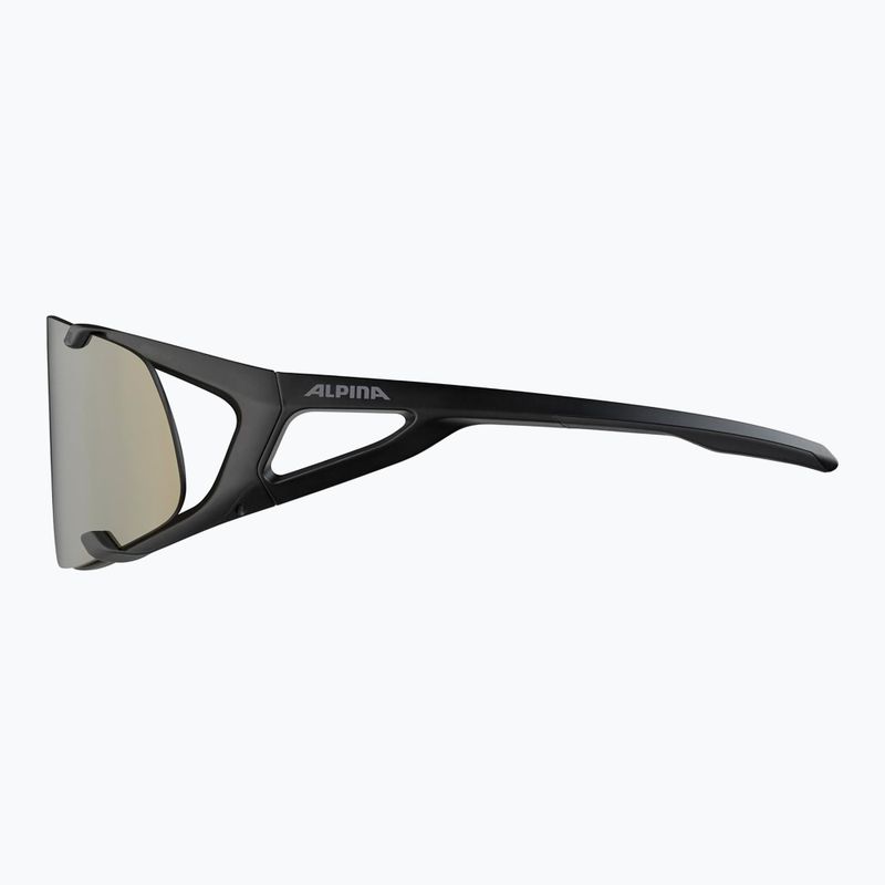 Sluneční brýle Alpina Hawkeye Q-Lite black matt/silver mirror 5