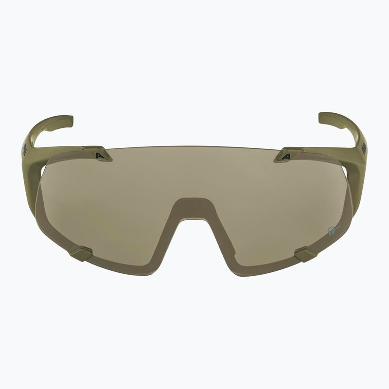 Sluneční brýle Alpina Hawkeye Q-Lite olive matt/silver mirror 2