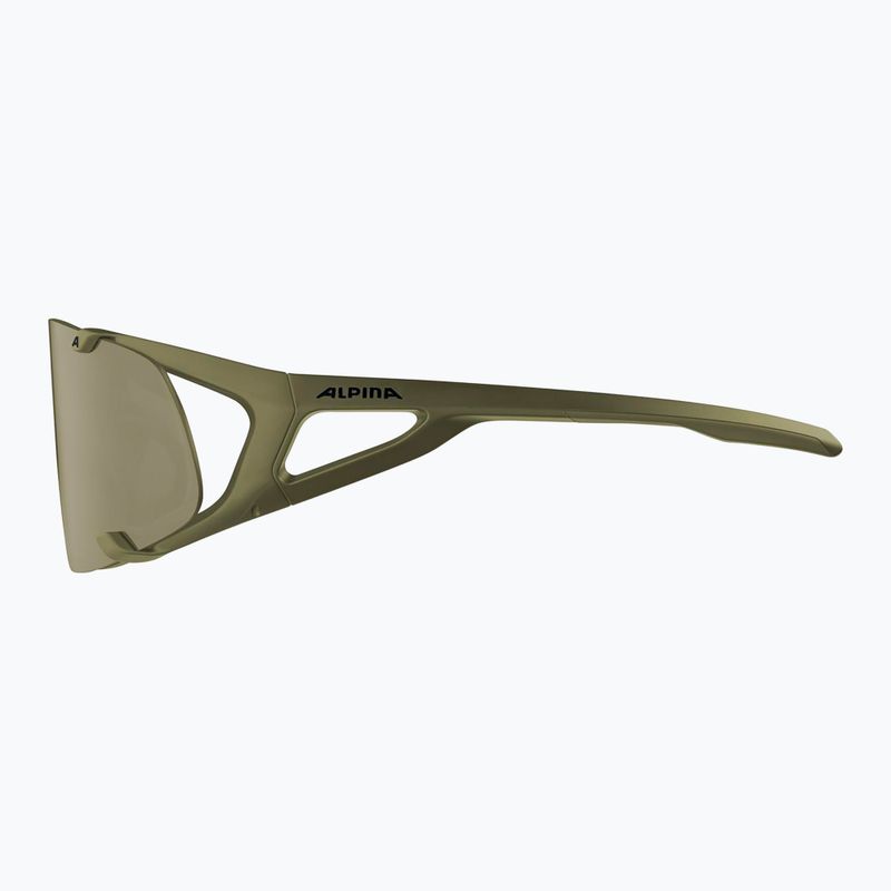 Sluneční brýle Alpina Hawkeye Q-Lite olive matt/silver mirror 3