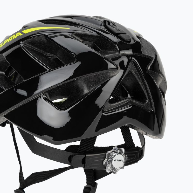 Cyklistická helma Alpina Panoma 2.0 black/neon yellow gloss 8