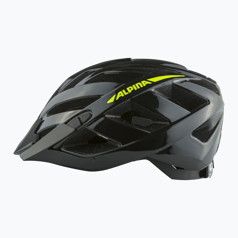 Cyklistická helma Alpina Panoma 2.0 black/neon yellow gloss 2