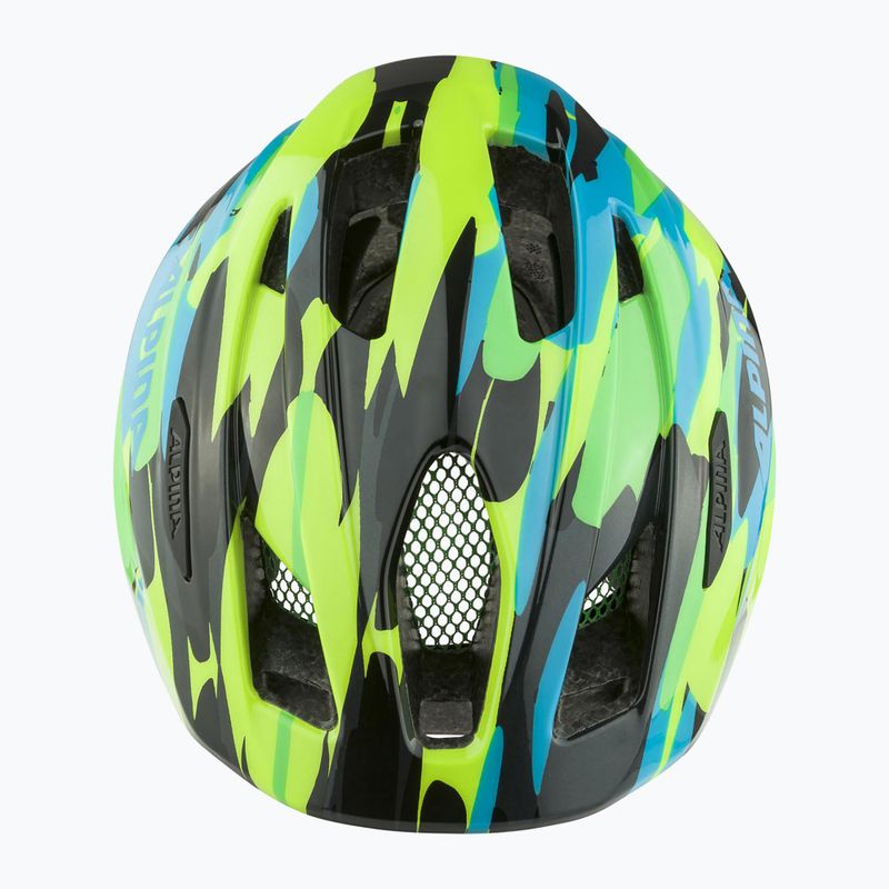 Dětská cyklistická přilba Alpina Pico neonově green/blue/gloss 3