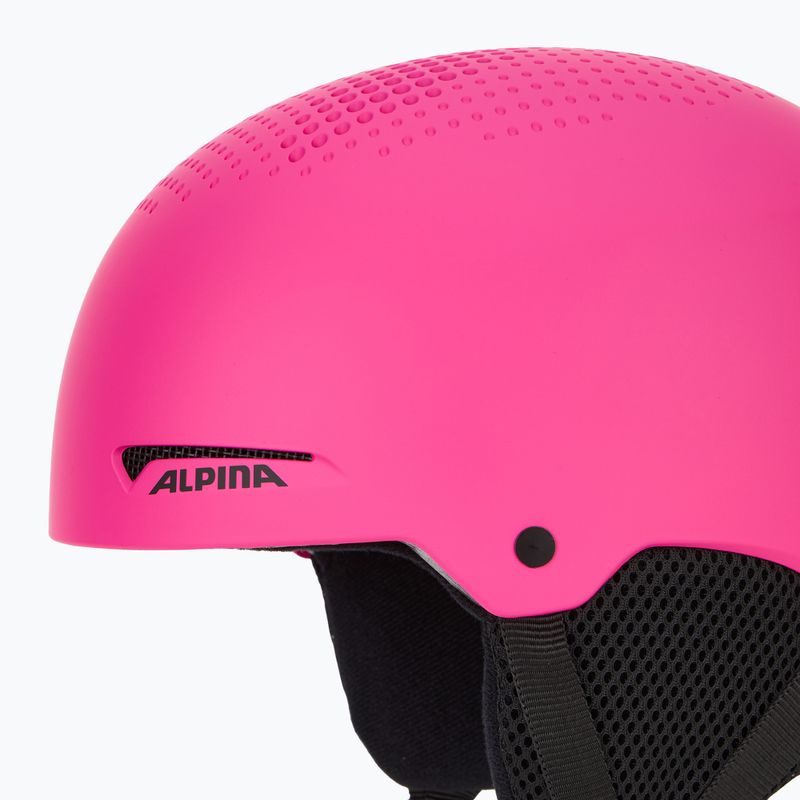 Dětská lyžařská helma Alpina Zupo pink matt 7