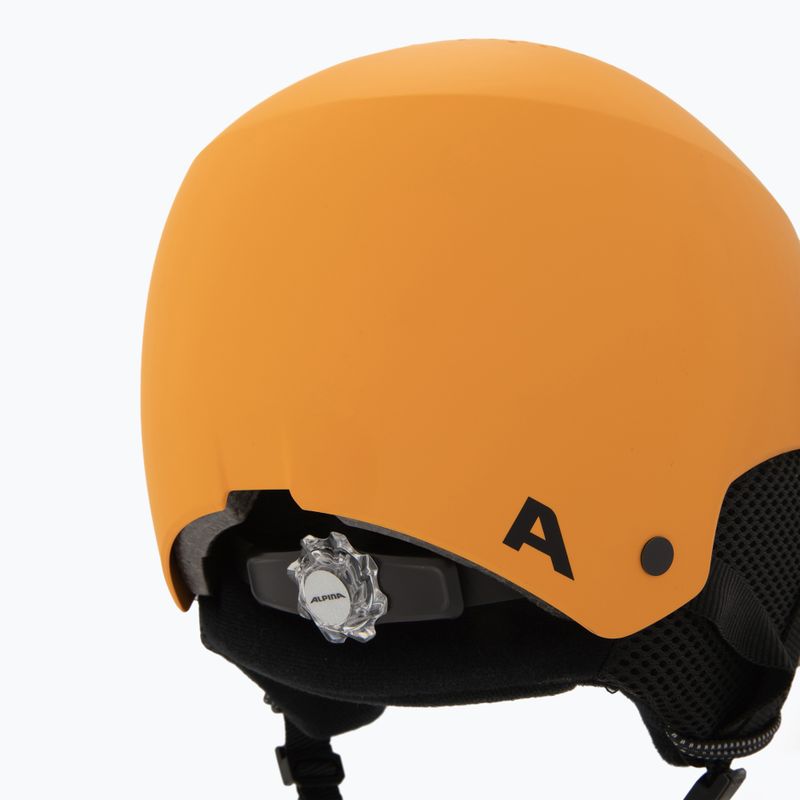 Dětská  lyžařská helma  Alpina Zupo Visor Q-Lite burned/ yellow matt 7