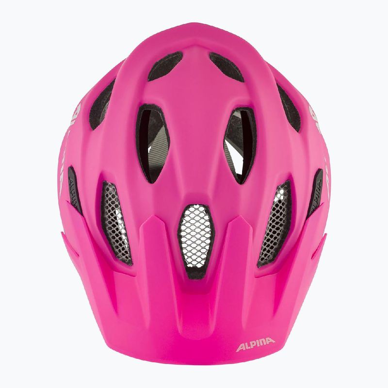 Dětská cyklistická helma Alpina Carapax shocking pink matte 3