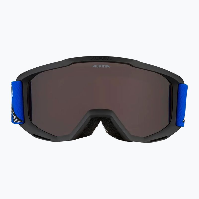 Dětské lyžařské brýle Alpina Piney black/ blue matt/ orange 2