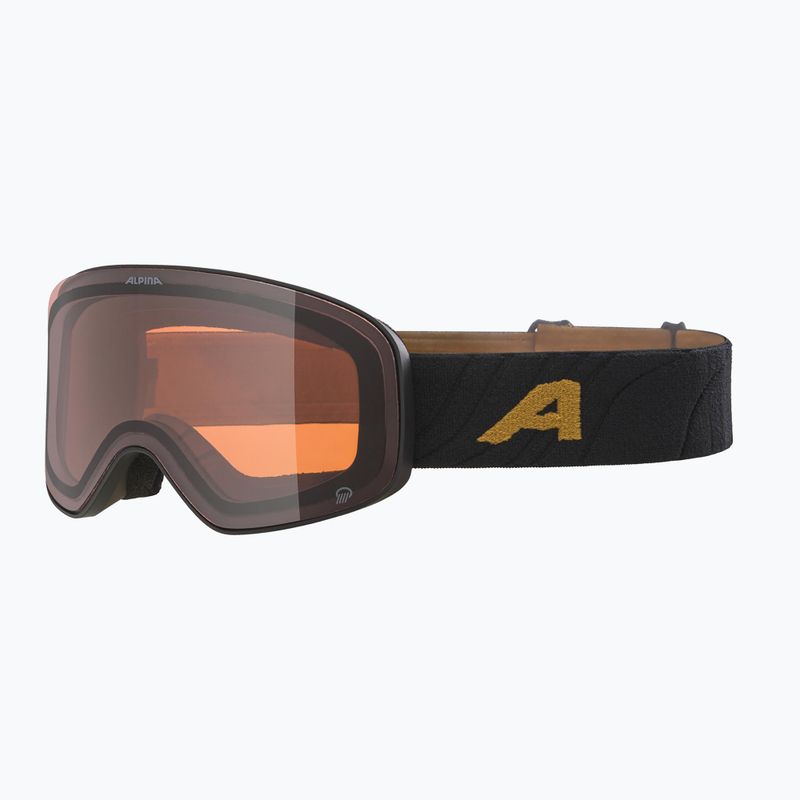 Lyžařské brýle  Alpina Ladis Q black/ gold matt/ gold 5
