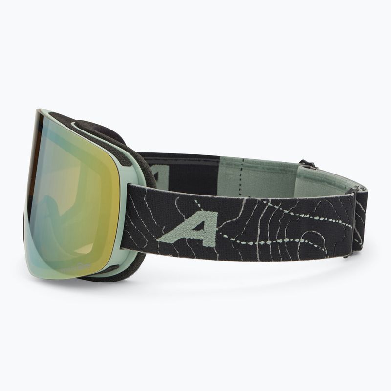 Lyžařské brýle  Alpina Penken Q-Lite willow/ green matt/ gold 4