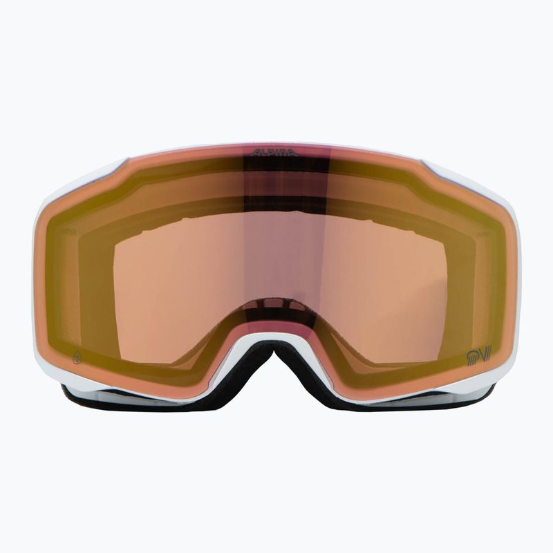 Lyžařské brýle  Alpina Taos QV white matt/ gold 6