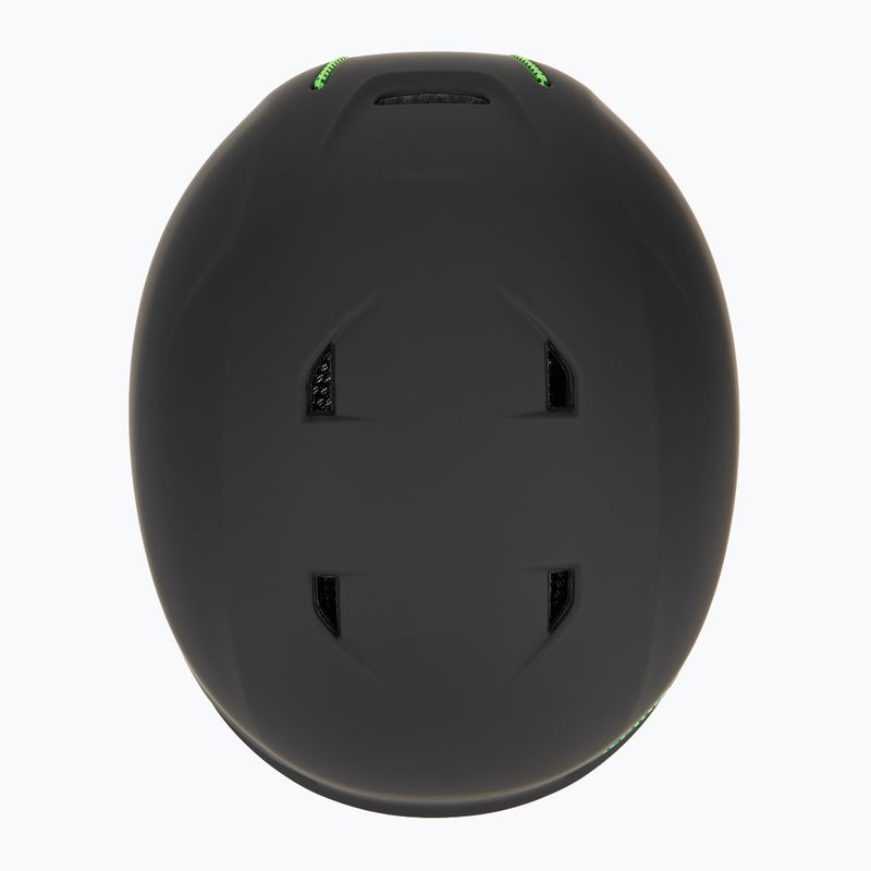 Dětská lyžařská helma Alpina Brix black/ neon matt 6