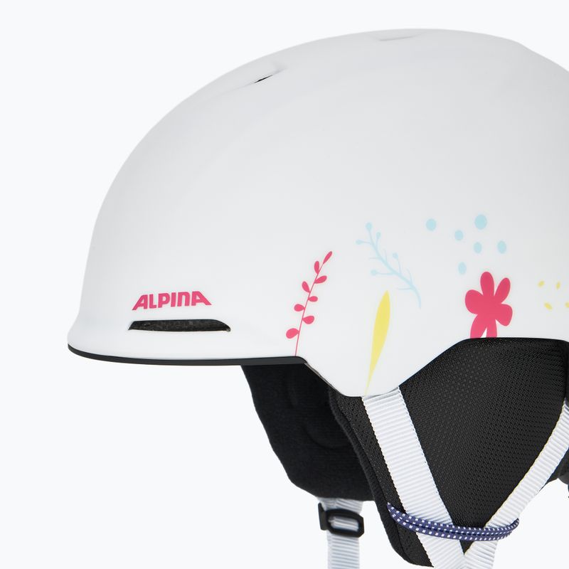Dětská lyžařská helma Alpina Brix white/ graphic matt 7