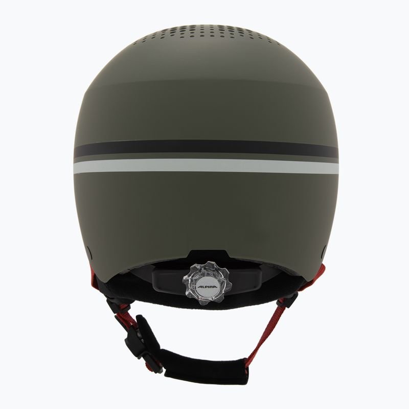 Dětská  lyžařská helma  Alpina Zupo Visor Q-Lite olive/ red matt 4