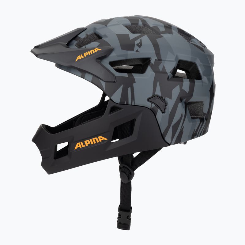 Dětská cyklistická přilba Alpina Rupi black camo/orange matt 3