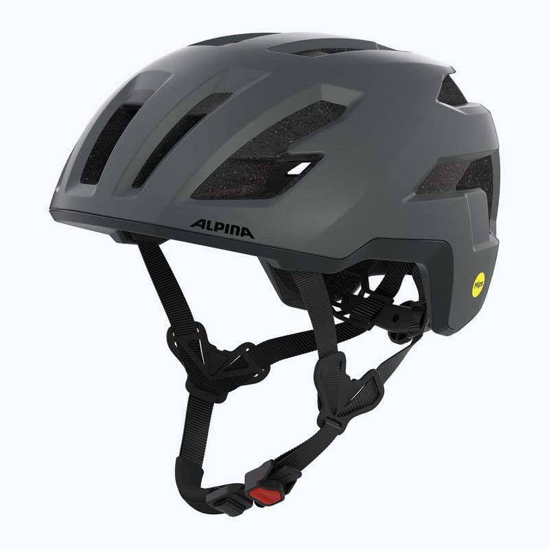Cyklistická přilba Alpina Taunus Gravel MIPS black/midnight grey matt