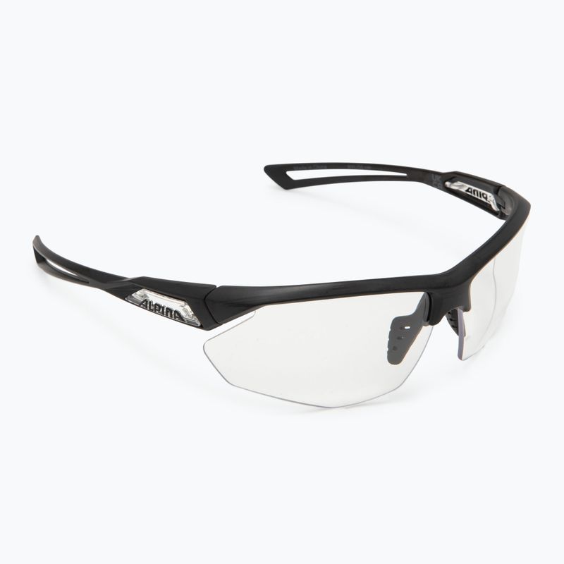 Sluneční brýle Alpina Nylos HR black transparent matt/ clear