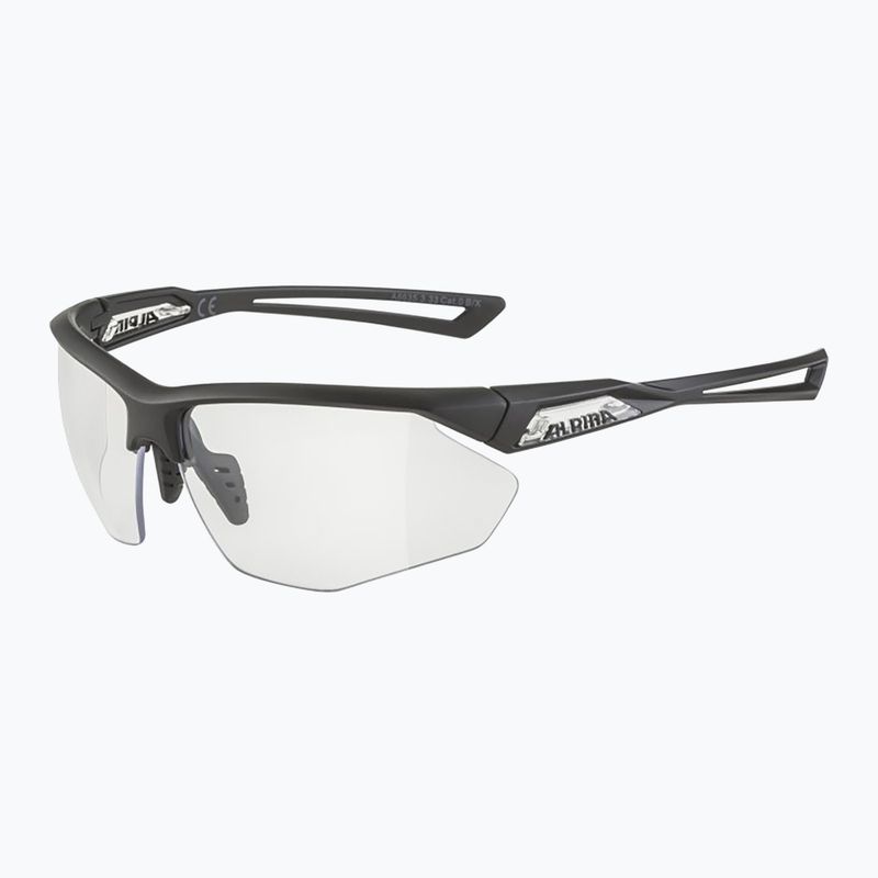 Sluneční brýle Alpina Nylos HR black transparent matt/ clear 5