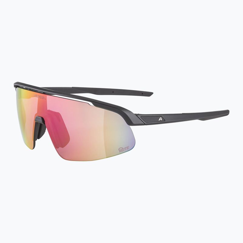 Sluneční brýle Alpina Turbo Pro S Q-Lite black metalic matt/ pink mirror 5