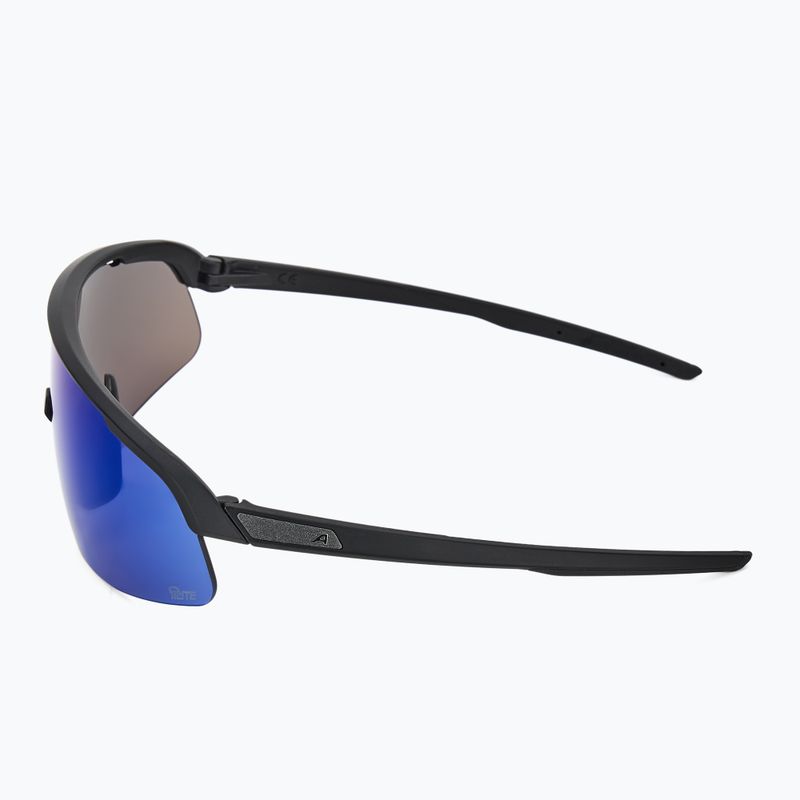 Sluneční brýle Alpina Turbo Pro S Q-Lite black matt/ blue mirror 4