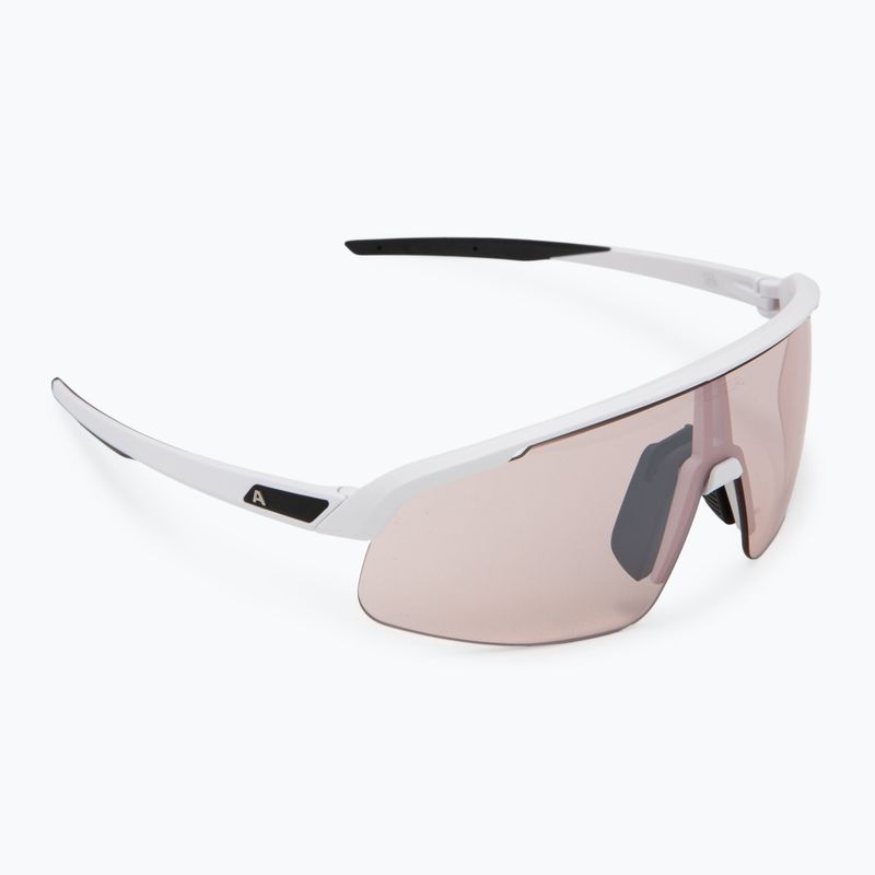 Sluneční brýle Alpina Turbo Pro S Q-Lite white matt/ silver flash mirror