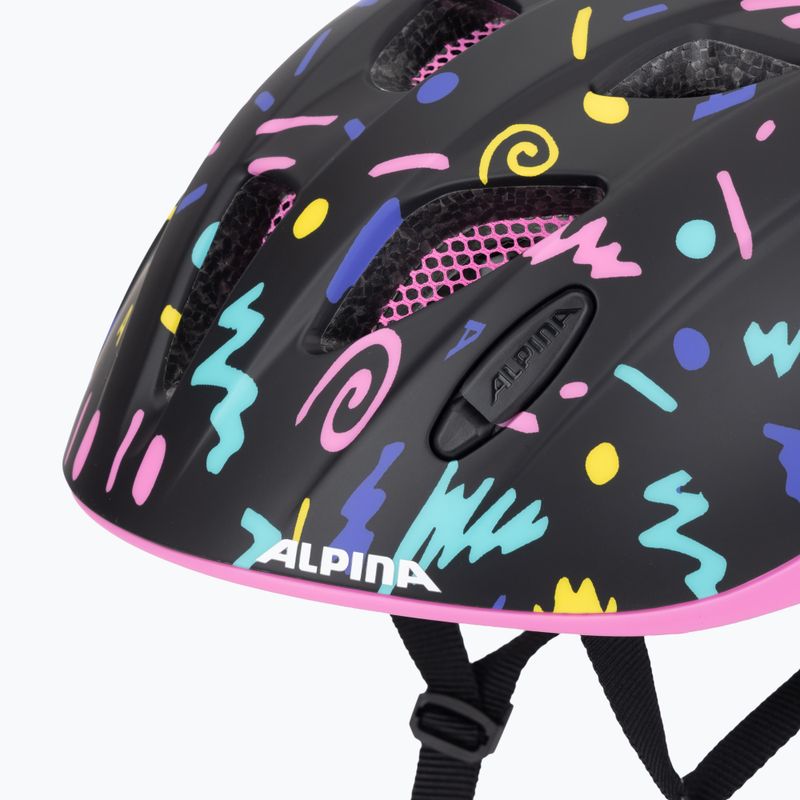 Dětská cyklistická přilba Alpina Ximo Flash black confetti matt 7