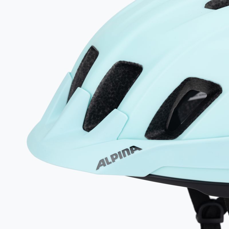 Cyklistická přilba Alpina Paranus pastel green matte 7