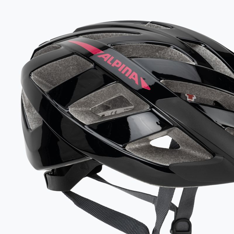 Cyklistická helma Alpina Panoma 3.0 black/pink gloss 8