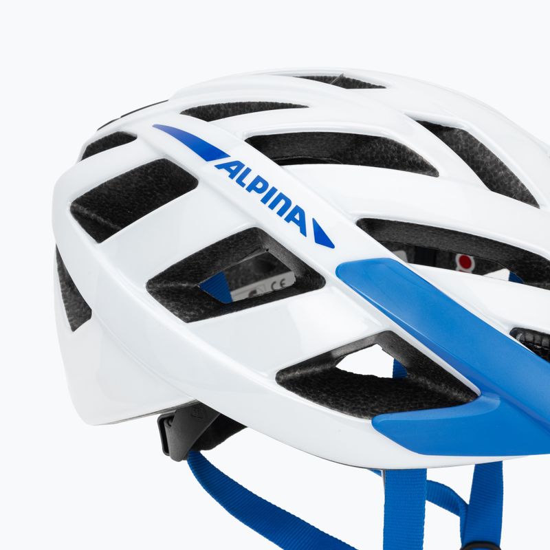 Cyklistická helma Alpina Panoma 3.0 white/blue gloss 7