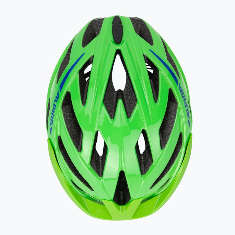 Cyklistická helma Alpina Panoma 3.0 green/blue gloss 6