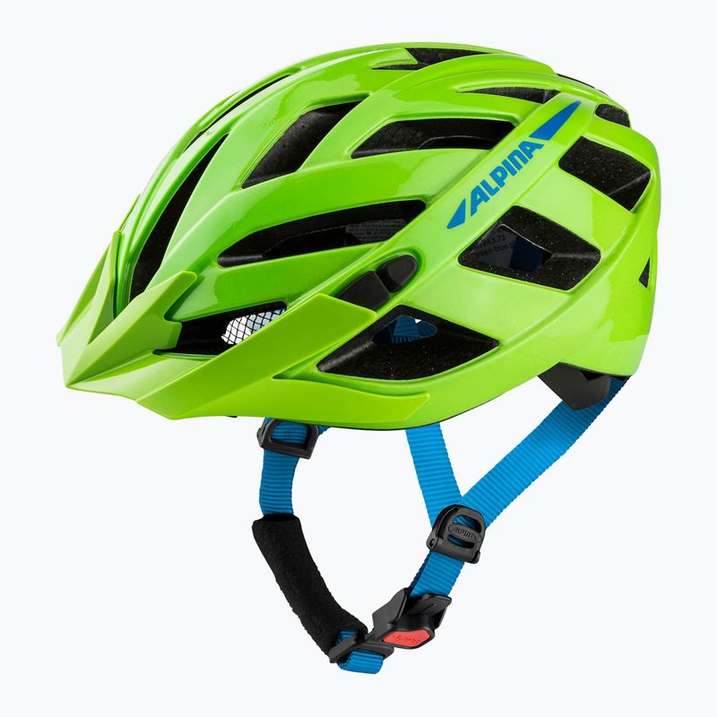Cyklistická helma Alpina Panoma 3.0 green/blue gloss 9