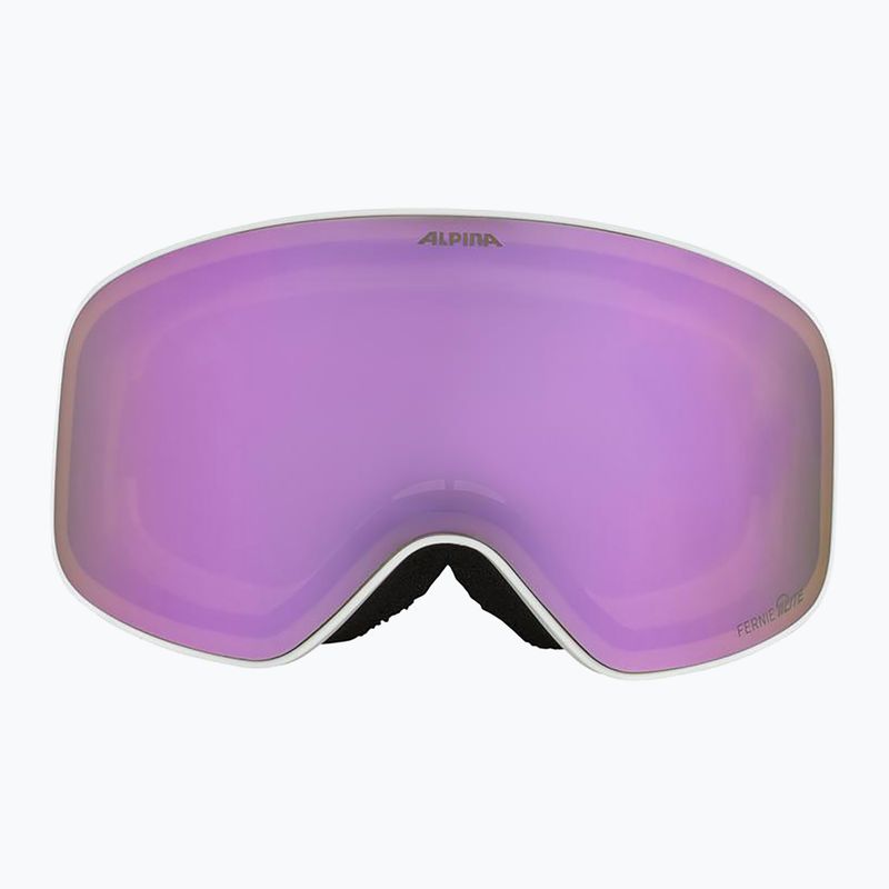 Dětské lyžařské brýle Alpina Fernie Q-Lite white/rose matt 2