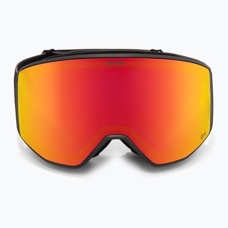 Lyžařské brýle Alpina Venet Q-Lite black matt/red 2