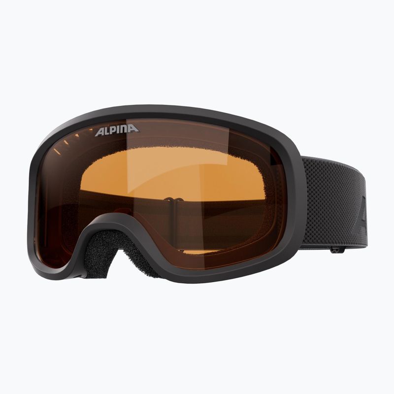 Dětské lyžařské brýle Alpina Piney 2.0 black matte/orange 2