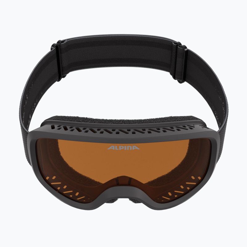Dětské lyžařské brýle Alpina Piney 2.0 black matte/orange 4