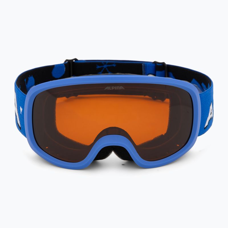 Dětské lyžařské brýle Alpina Piney 2.0 blue matt/orange 2